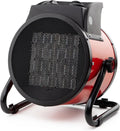 Termoventilatore Ceramico Professionale Orbegozo 3000W, Doppia Potenza, Termostato Regolabile, Protezione Surriscaldamento, Rosso