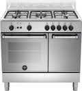 Cucina Bertazzoni La Germania Americana AMN9P5GXV in Acciaio Inossidabile a Gas Classe A+