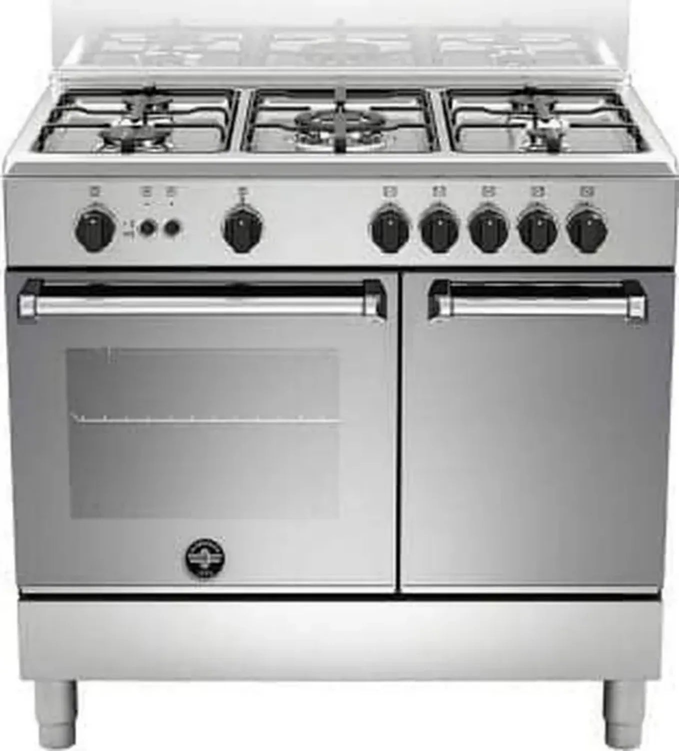 Cucina Bertazzoni La Germania Americana AMN9P5GXV in Acciaio Inossidabile a Gas Classe A+