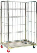 Contenitore a Rulli MAXI H 1800 mm con Terza Sponda Posteriore
