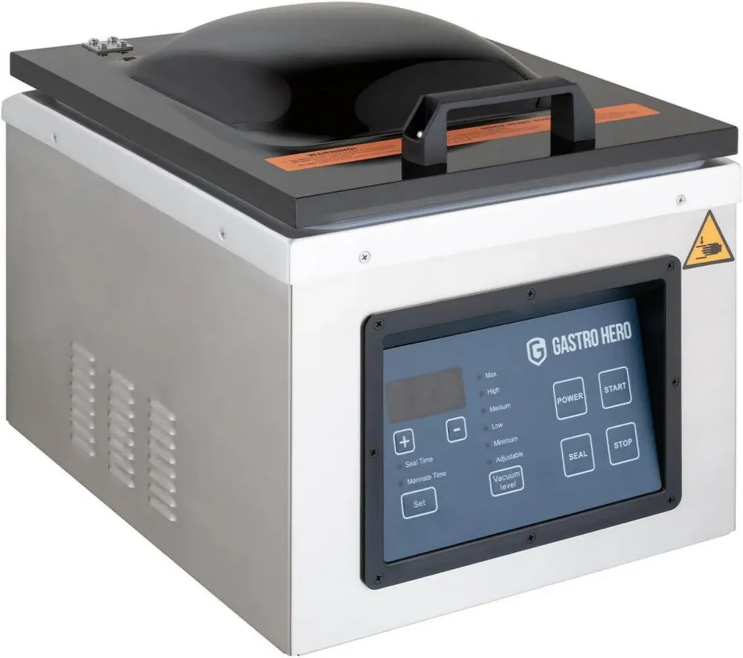 Sigillatrice Sottovuoto Professionale 77L/min in Acciaio Inox
