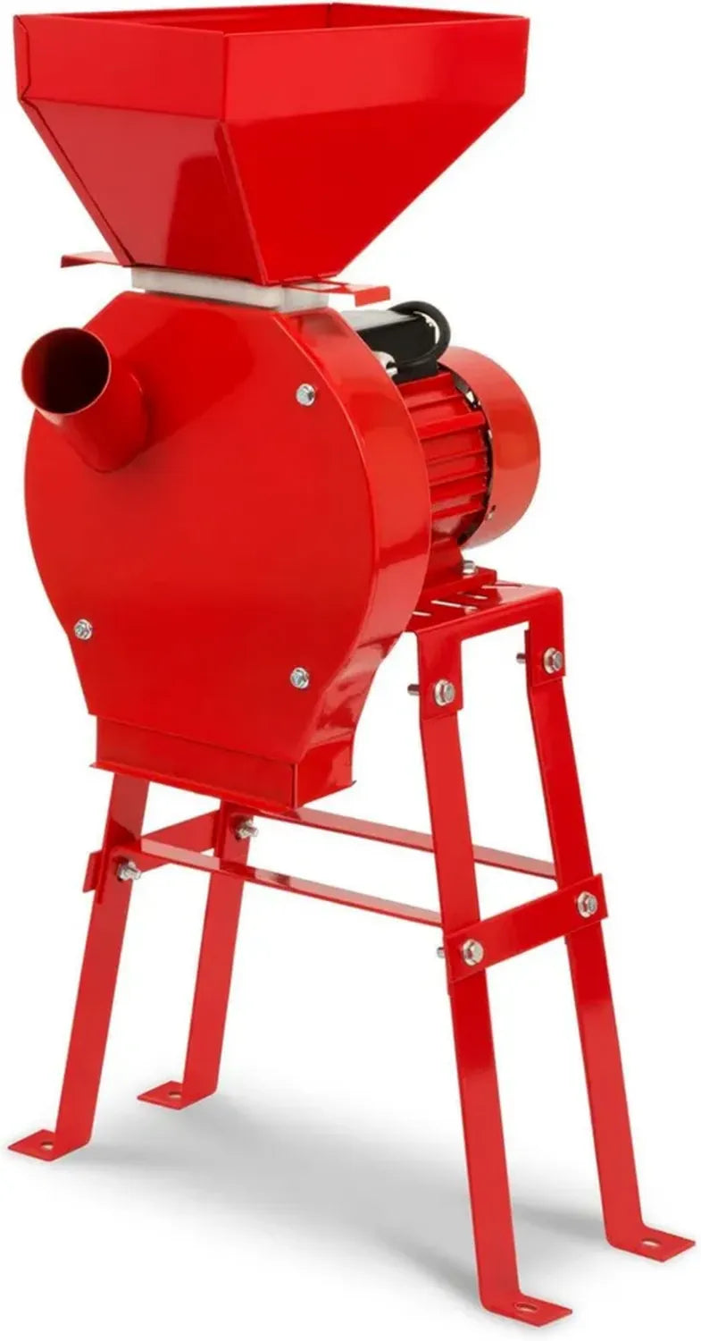 Mulino Elettrico EBERTH per Cereali, Motore 1100W, 240kg/h, Lame Acciaio Inox, 4 Setacci