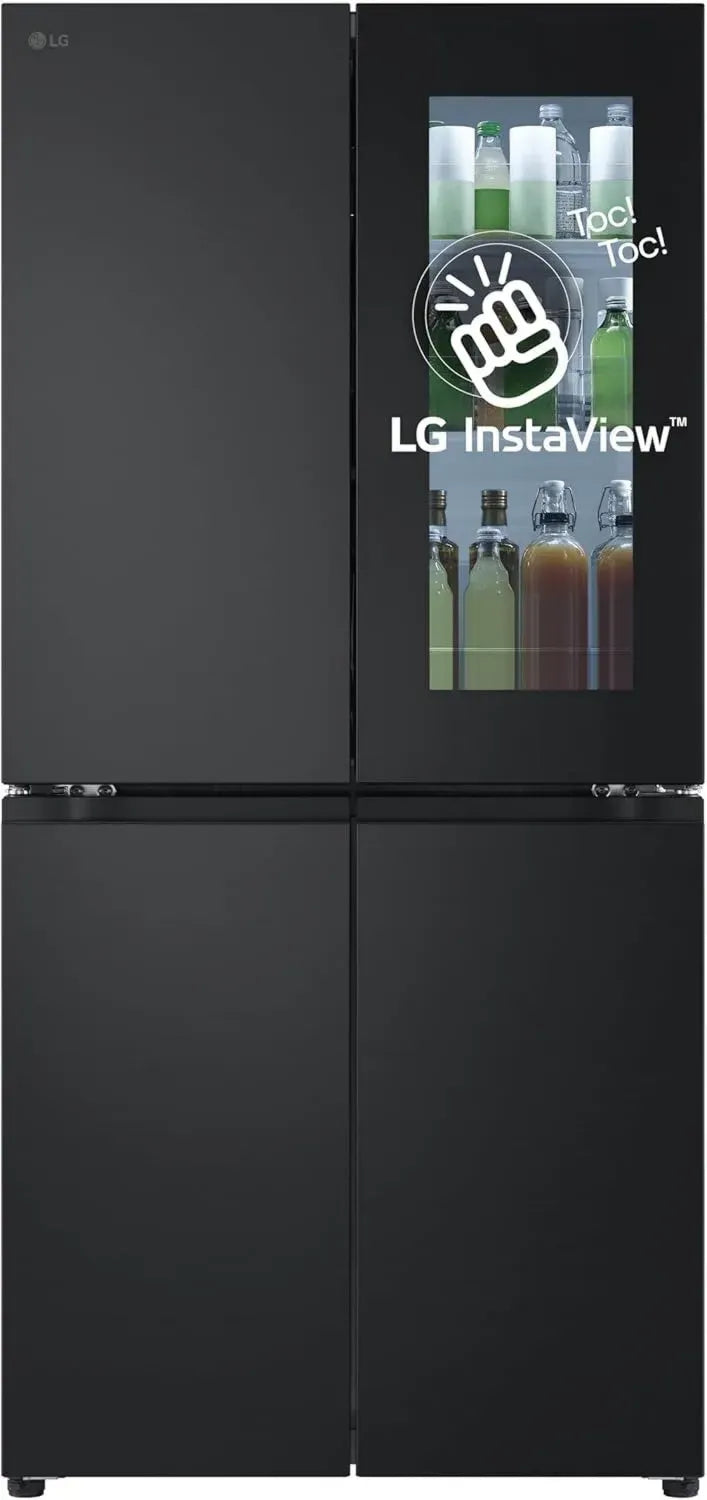 Frigorifero Multidoor LG 530L InstaView, Classe E, No Frost, Wi-Fi, Nero