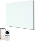 Pannello Radiante Infrarossi 300W con Telecomando e Protezione Antisurriscaldamento, Compatibile con WiFi Tuya, Bianco 50x60 cm