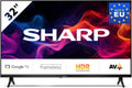 Smart TV 32 Pollici, H.265/HEVC, DVB-T2, Colore Nero